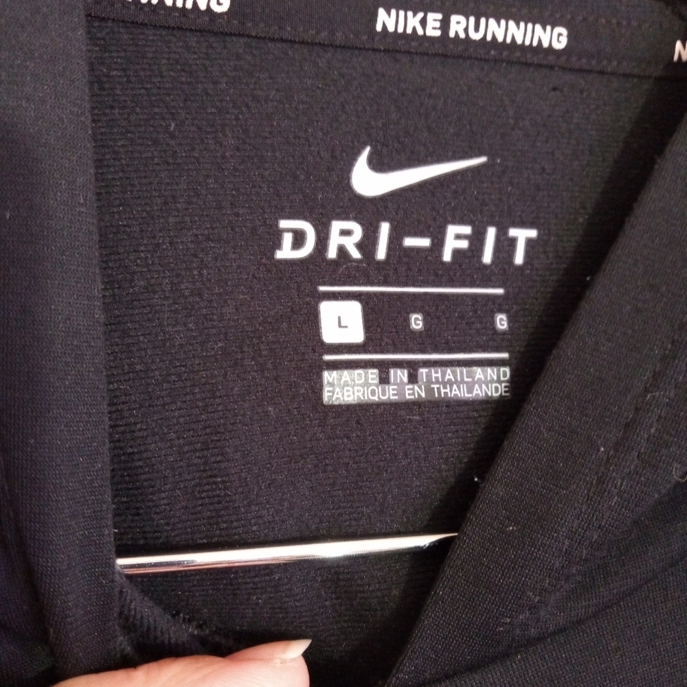Nike Dri-Fit running long sleeve top with thumb holes men's size large - Picture 6 of 12